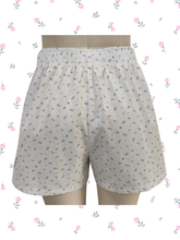 Roses Boxer Sunkissed Coconut Shorts: Pink Roses