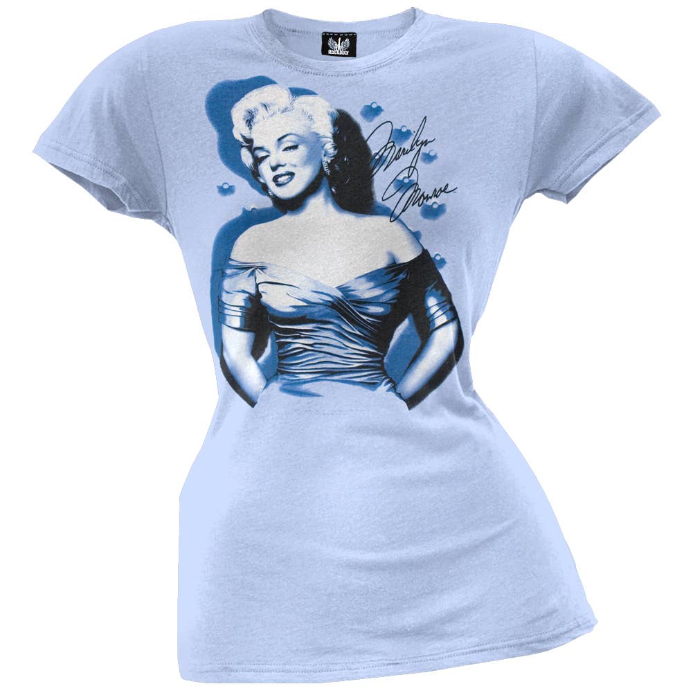 Marilyn Monroe - Blue Dress T Shirt