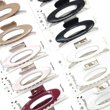 Oval Hair Claw Clip Minimal Geometric Claw Clip Modern Hair Accessories Women