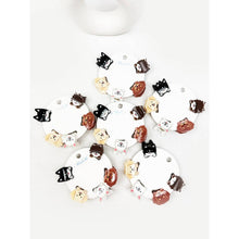 Premium Quality Mini Puppy Hair Claw Clip: MIX COLOR / ONE(12)