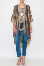 Taupe Rodeo All Lace Cardigan