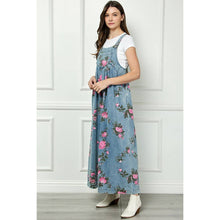 Painted Floral Sleeveless Veveret Jumper