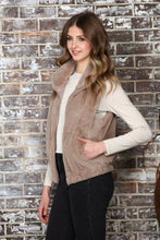 Atmosphere Faux Fur Zip Up Vest