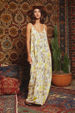 Yellow Multi Tie Dye Flowing Maxi Slip Bucketlist Dress