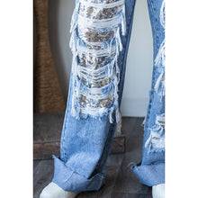 Denim Washed Distressed Sequince Oli+Hali Jeans