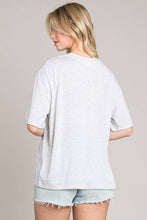Heather Grey Butterfly Embroidered Cut Out Oversize Knit Top