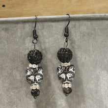 Sassy Black Cat Dangle Drop Earrings