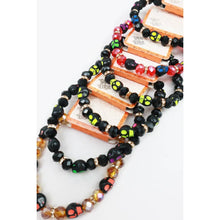 Colorful Halloween Theme Skull Bracelet: MIX COLOR / ONE(12)