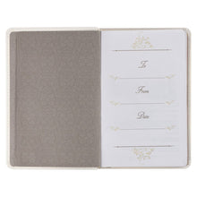 Devotional for Mr. & Mrs. White Faux Leather