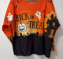 Orange Cosy Halloween Treat Printed Sweater