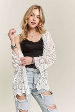 CROCHET CARDIGAN HEM - CET3546: BLACK / S/M-M/L(3-3)