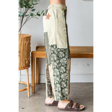 Tan Mineral Washed Patchwork Twill Oli+Hali Pants