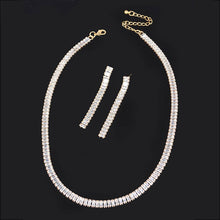 Gold Stone Necklace Set