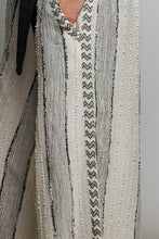 Black Striped Textured Fabric Crafted Waistband Wide-Leg Pants