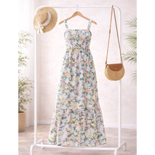 Meadow Bloom Sleevless Floral Maxi Dress