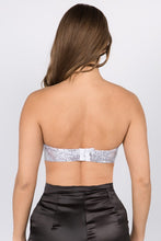 Silver Sequined Bandeau 10/24/23 7277