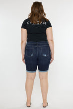 Dark Mid Rise Bermuda Cuffed Raw Hem Kancan Shorts 5/1/23 6125