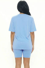 Cloud Loose Fit Top & Bike Shorts Set