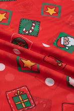 Fiery Red Christmas Polka Dot Sheer Mesh Long Sleeve Top