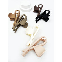 Minimal Design Jumbo Neutral Tone Hair Claw: MIX COLOR / ONE(12)