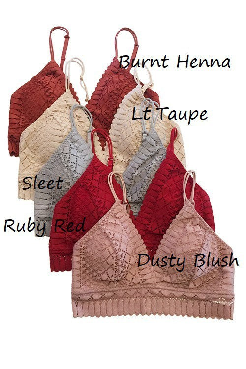Sleet Lace Longline Bralette 12/23/25 1258