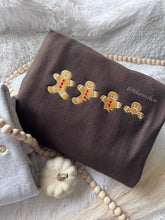 Dark Brown Embroidered Gingerbread Sweatshirt