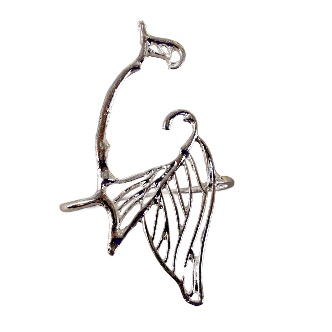 Fairy wing left ear cuff