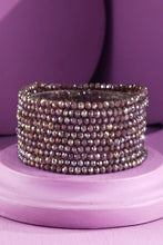 Blue 10 Piece Beaded Stackable Boho Bracelet