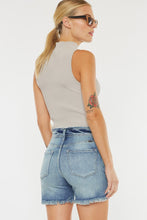 Medium High Rise Frayed Kancan Shorts 5/1/23 1379