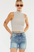 Medium High Rise Frayed Kancan Shorts 5/1/23 1379