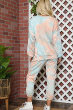 Peach Yellow Tie Dye French Terry Joggers 1/31/24 7980