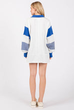 Royal Varsity Stripe Game Day Pullover