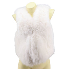 LED faux fur vest