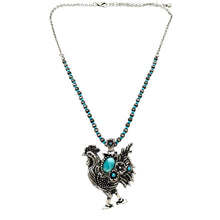 Horse Farm Animal Western Navajo Turquoise Beads Necklace:
