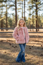 Furr puffy jacket, luxuries blush jacket