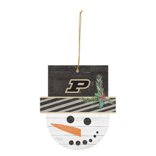 Snowman Ornament Purdue Boilermakers