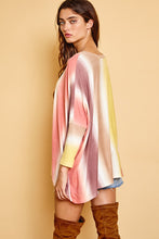 Yellow Multi Tie Dye Loose Fit Top 9/13/23 7030