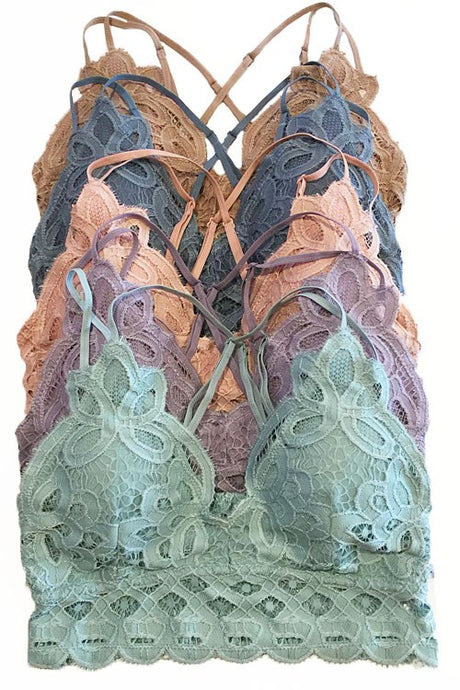 Beige Crochet Lace Bralette 10/24/23 7272