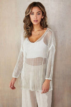 Beige Crochet Venti Cover Up
