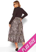 Brown Leopard Maxi Skirt 10/27/23 7359