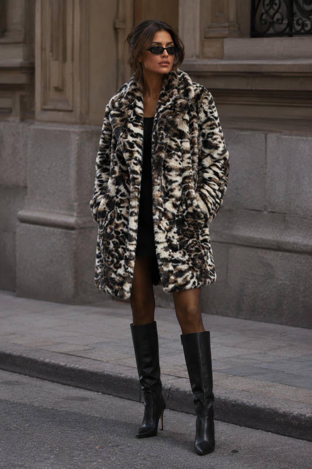 Leopard Brown The Wild Luxe Statement Coat