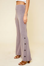 Brown Side Button Flared Pants 10/6/23 7165