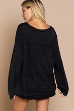 Black Plus Long Sleeve Knit POL Top 9/12/23 6988