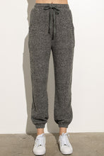 Vintage Black Washed Ribbed Drawstring Ces Femme Joggers 6/28/23 6554