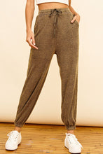 Chocolate Washed Ribbed Drawstring Ces Femme Joggers 6/28/23 6553