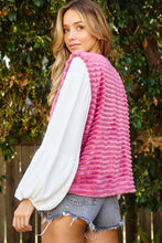 Mauve Two Way Wear Faux Fur Ces Femme Vest 6/28/23 6551