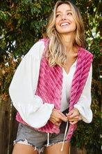 Mauve Two Way Wear Faux Fur Ces Femme Vest 6/28/23 6551