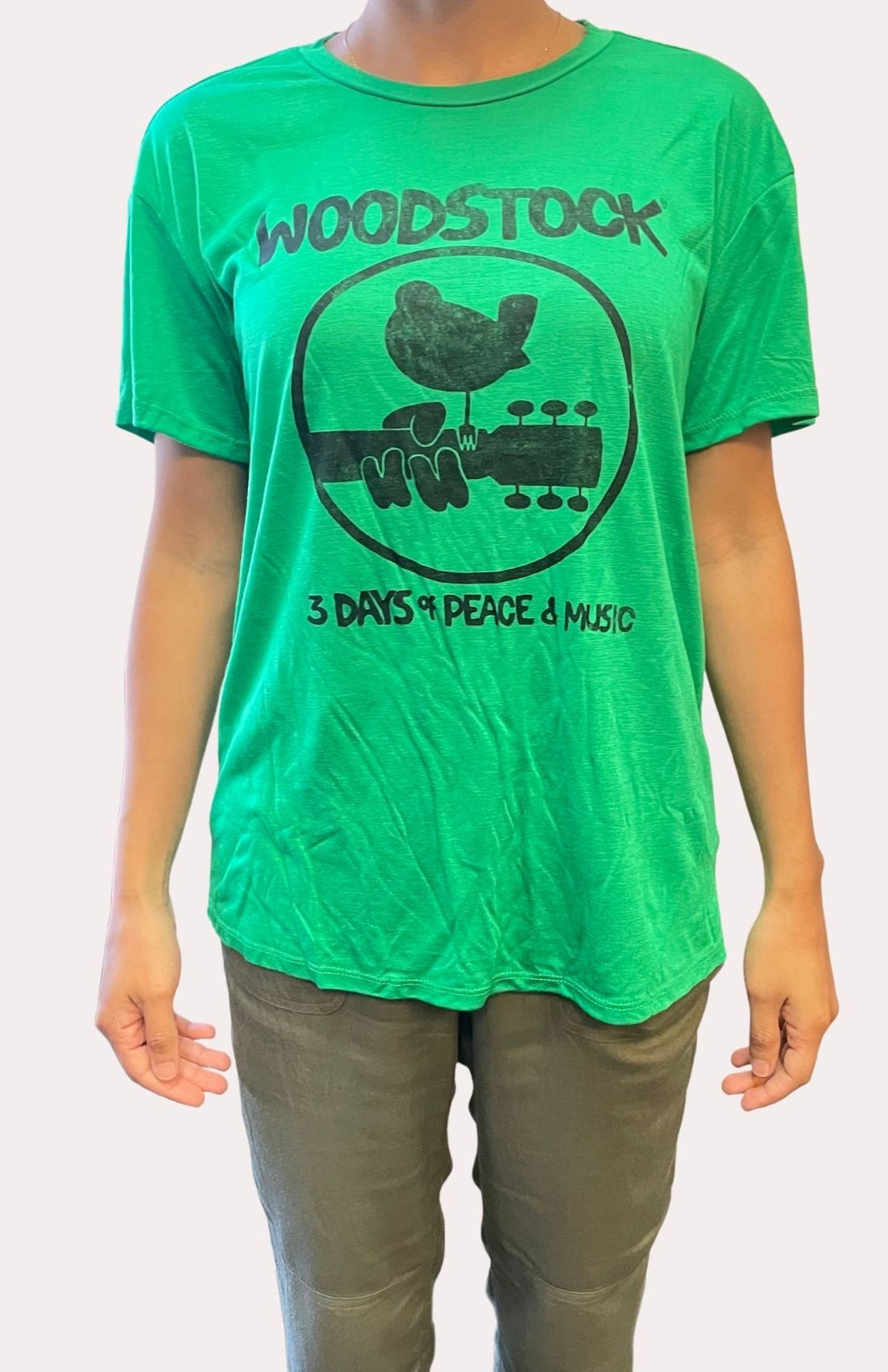 Kelly Green Woodstock Boyfriend Lux Shirt 5/11/23 6232