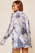 Grey Multi Tie Dye Boyfriend Ces Femme Shirt & Crop Top 7/7/23 6548