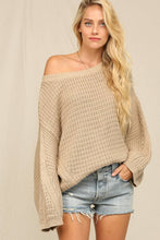 Latte So Cute Chunky Knit Sweater